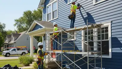 Siding contractors in Columbus, OH providing professional exterior siding installation and replacement services
