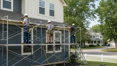 Siding contractors serving Columbus, OH with professional exterior siding installation and repair services
