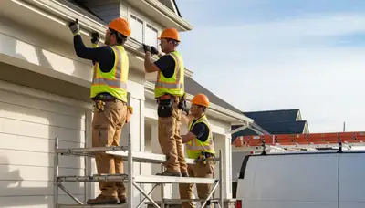Gutter installation in Columbus, OH by FX Remodeling & Exteriors for home water protection