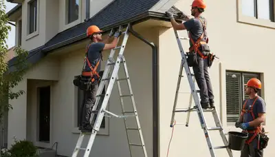 Columbus, OH gutter repair by FX Remodeling & Exteriors for leaks, sagging, and storm damage