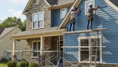 Siding contractor in Columbus, OH providing professional exterior siding installation services
