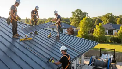Metal roofing installation in Columbus, OH for durable Ohio weather protection