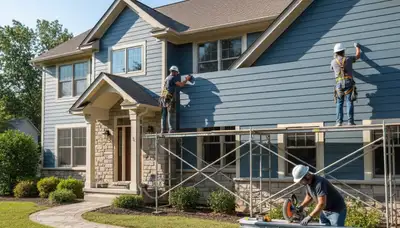 Siding contractors in Columbus, OH providing professional siding installation and replacement services