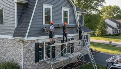 Siding contractors in Columbus, OH providing professional home siding installation and repair services