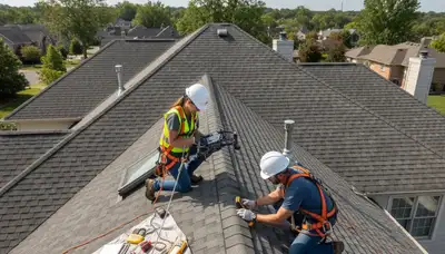 Roof inspection in Columbus, OH by FX Remodeling & Exteriors for siding and weather damage assessment