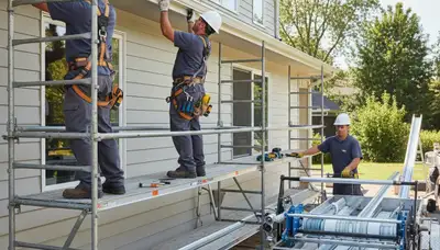 Seamless gutter installation in Columbus, OH for home protection by FX Remodeling & Exteriors