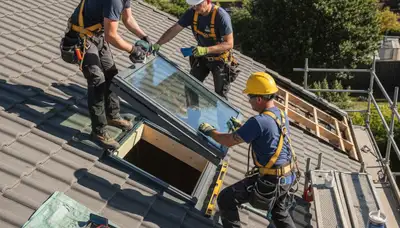 Skylight installation in Columbus, OH by FX Remodeling & Exteriors for natural light and energy efficiency