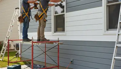 Vinyl siding repair in Columbus, OH by FX Remodeling & Exteriors for cracked and damaged siding